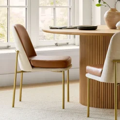 Jack Metal Frame Two-Tone Dining Chair