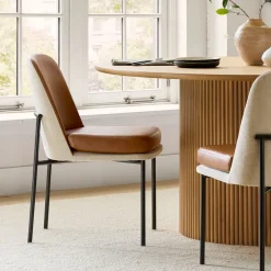 Jack Metal Frame Two-Tone Dining Chair