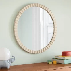 Joseph Altuzarra Fluted Round Wall Mirror (26")