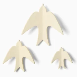 Joseph Altuzarra Mounted Papier-Mache Birds (Set of 3)