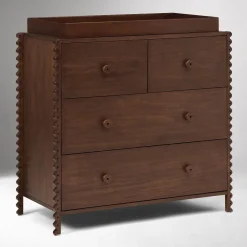 Josephine 4-Drawer Narrow Dresser with Removable Topper (38")