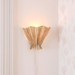 Josie Raffia Sconce (9")