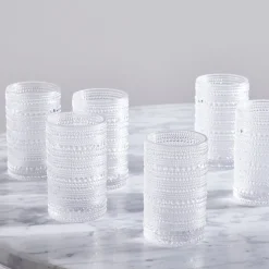 Jupiter Beaded Tall Drinking Glasses (Set of 6)