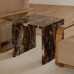 Kallai Marble Side Table (20")