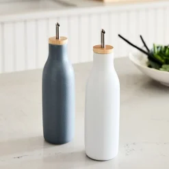 Kaloh Stoneware Oil & Vinegar Dispensers (Set of 2)