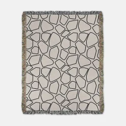 Karbon Market Cotton Raffe Throw