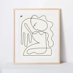 Kate Arends Framed Print - Meditation