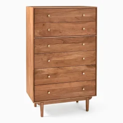 Keira Solid Wood 6-Drawer Dresser (34")