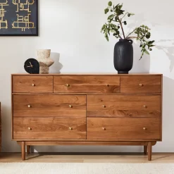 Keira Solid Wood 7-Drawer Dresser (60")