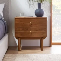 Keira Solid Wood Nightstand (25")