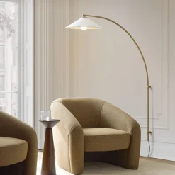 Kern Metal Overarching Plug-In Sconce (59")