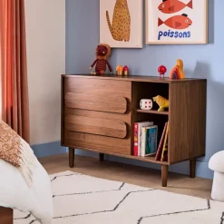 Kids Gemini Dresser w/ Cubbies (48")