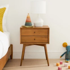Kids Mid-Century Nightstand (18")