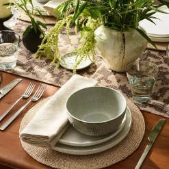 Kiku Stoneware Floral Coasters