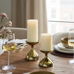Kuba Metal Pillar Holders