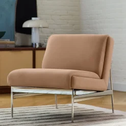 Lacon Leather Slipper Chair