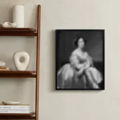 Lady in Blue Wall Art by Minted for West Elm
