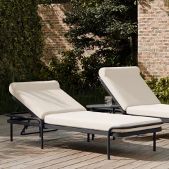 Lagos Aluminum Outdoor Chaise Lounge