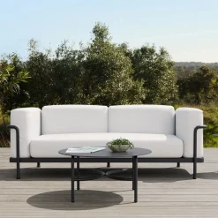 Lagos Aluminum Outdoor Sofa (82")