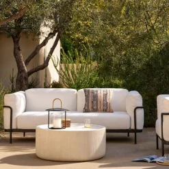 Lagos Aluminum Outdoor Sofa (82")