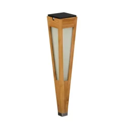 Lanai Solar Teak Torch
