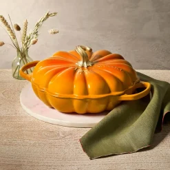 Le Creuset Enameled Cast Iron Signature Pumpkin Braiser
