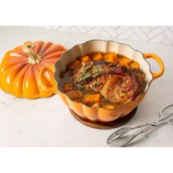 Le Creuset Enameled Cast Iron Signature Pumpkin Cocotte