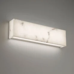 Linear Marbled LED Sconce