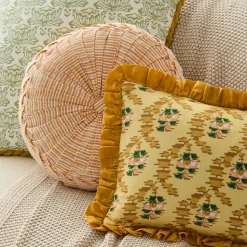 Lotus Ruffle Pillow Cover & Throw Set