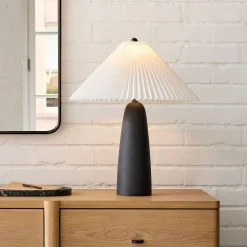 Louis Table Lamp (13"–23") - Pleated