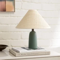 Louis Table Lamp (13"–23") - Raffia