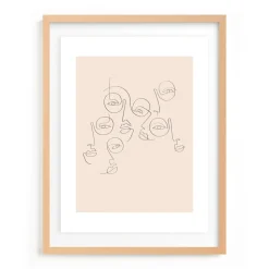 Lunettes Framed Wall Art by Minted for West Elm