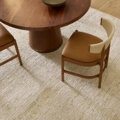 Luxe Hand-Knotted Ribbed Jute Rug