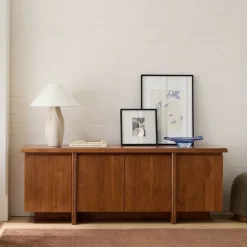 Mackenzie Solid Wood Media Console (68")