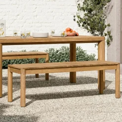 Mara Vista Outdoor Dining Bench (55")