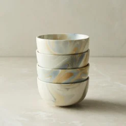 Marble Swirl Dip Bowls (Set of 4)