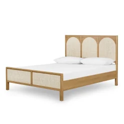 Marcy Rattan Bed