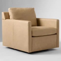 Marin Leather Swivel Chair