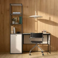 Marlowe Desk (42") & Narrow Shelf (18") Set