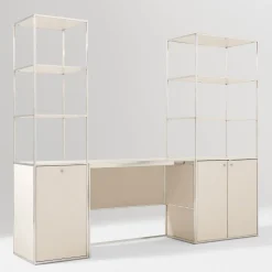 Marlowe Desk (42"), Narrow Shelf (18") & Wide Shelf (30") Set