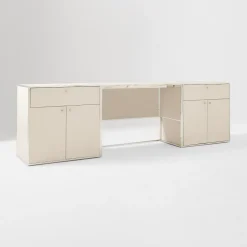 Marlowe Desk (42") & Storage Cabinet (30") Set