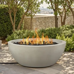 Maryam Concrete Round Fire Pit Bowl (38"–42")