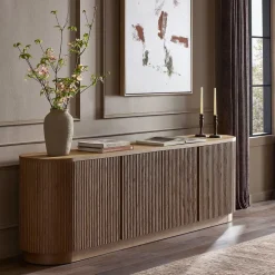 Maurelle Reeded Media Console (92")