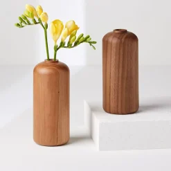 Melanie Abrantes Hardwood Vase - Tall