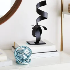 Metallic Decorative Glass Knots