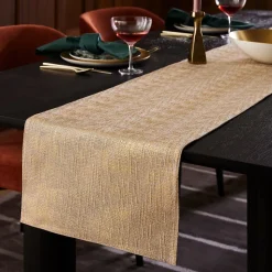 Metallic Foil Linens Runner