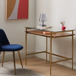Mid-Century Art Display Mini Desk (36")