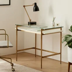 Mid-Century Art Display Mini Desk (36")