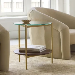 Mid-Century Art Display Side Table (20")