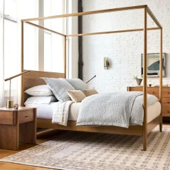 Mid-Century Canopy Bed